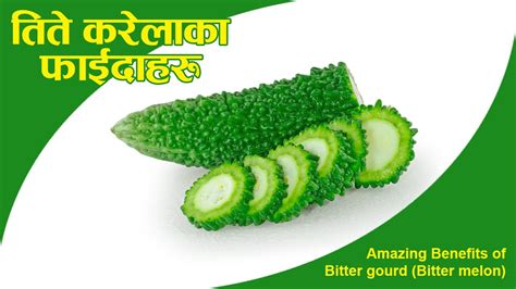 Health Benefits Of Bitter Gourd Tite Karela Glamour Nepal Youtube