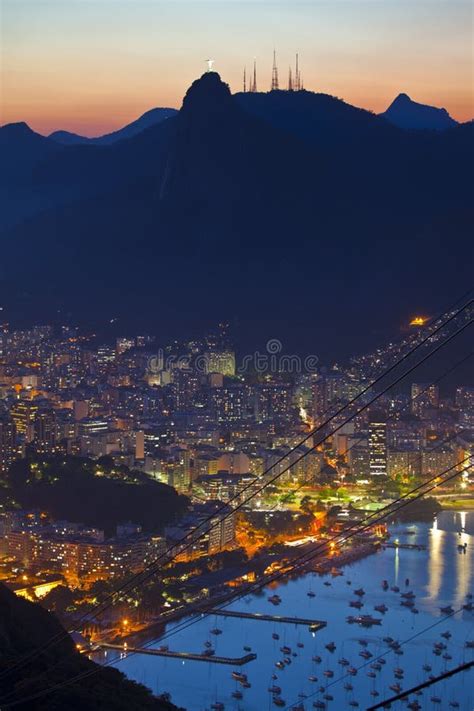 Night Views Of Rio De Janeiro Brazil Stock Image Image 12320159