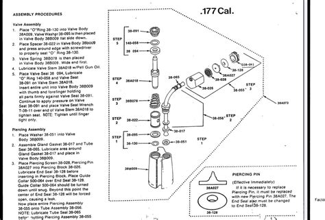 Crosman 38tc Valve Rebuild Kit 1976 1985 New Total Re Seal Kit