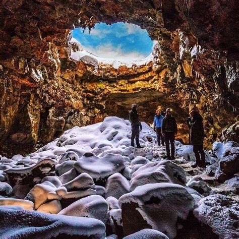 Inside Raufarhólshellir A Lava Tunnel Thats Over 5000 Years Old