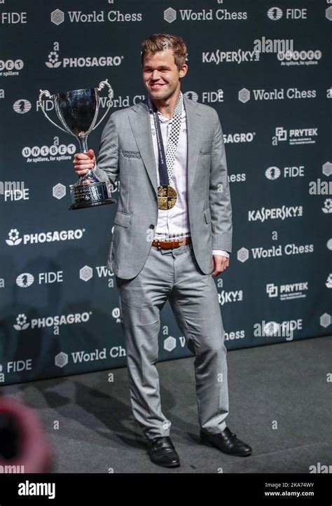 London Uk 20181128 Chess World Champion Norways Magnus Carlsen