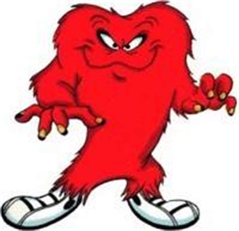 His rectangular body is perched on two giant tennis shoes, and his face, which resembles a heart shape, is composed. Gossamer (Character) - Giant Bomb