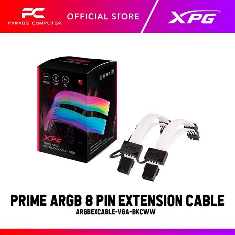 Buy Adata Xpg Prime Argb Vga 8 Pin Extension Cable Argbexcable Vga