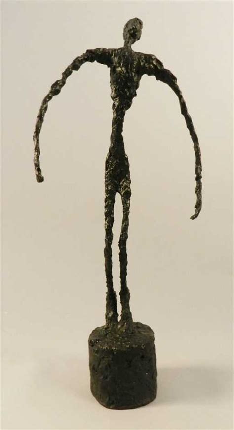 Alberto Giacometti Falling Man Bronze Sculpture