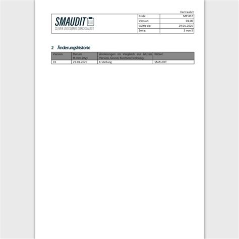 Validierungsplan formblatt / asurocud : F&T Validierungsmasterplan - SMAUDIT