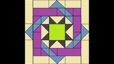 How To Make A Labyrinth Block Patchwork And Quilting Youtube