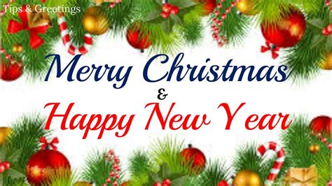 Download Greetings Merry Christmas And Happy New Year Wallpapertip