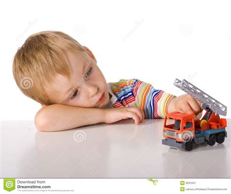 The Boy Is Tired To Play Stock Image Image Of Head Child 3031641
