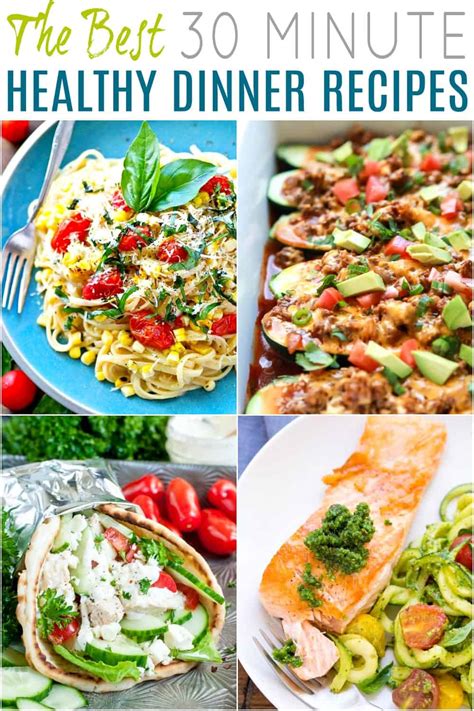 30 of the best healthy 30 minute dinners easy healthy recipes
