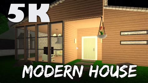 Bloxburg K Modern House No Gamepasses Youtube