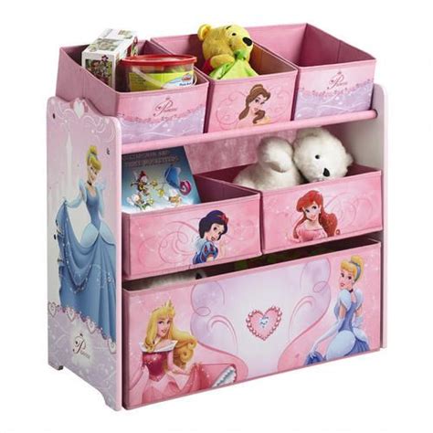 Disney Princesses Multi Bin Storage Chest Toy Storage Boxes Kids