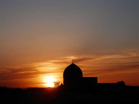 Sunset In Bukhara Uzbekistan