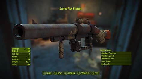 Pipe Shotgun At Fallout 4 Nexus Mods And Community