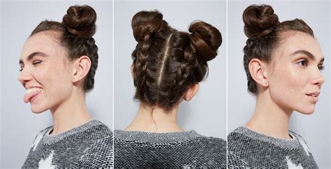 Double Braided Bun Tutorial Learn How To Master Braided Space Buns Now