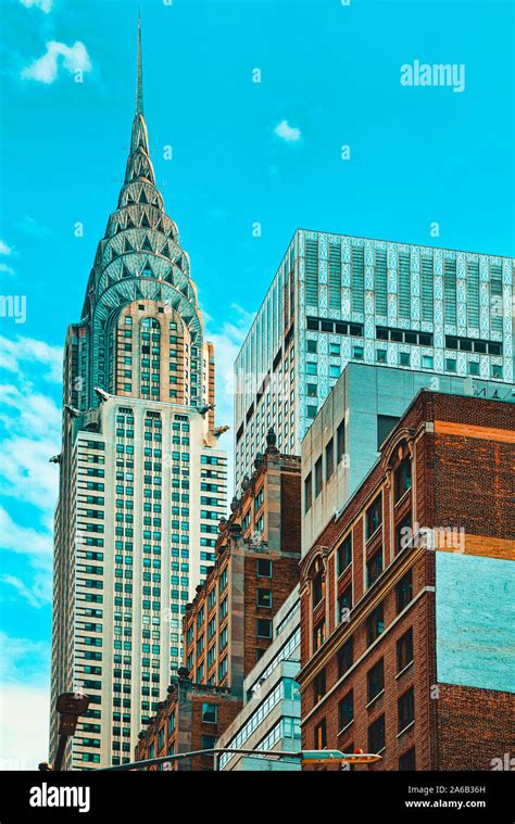 Chrysler Building Is An Art Deco Skyscraper In Midtown Manhattan New