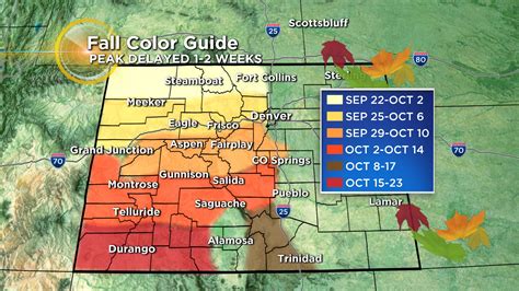 Colorado Fall Colors 2021 Map