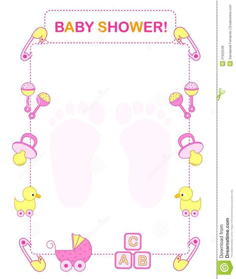 48 Baby Girl Borders C Baby Shower Border Clip Art Clipartlook