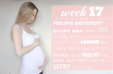 Baby 2 17 Weeks Im Feeling You Move Everyday Now 17 Weeks