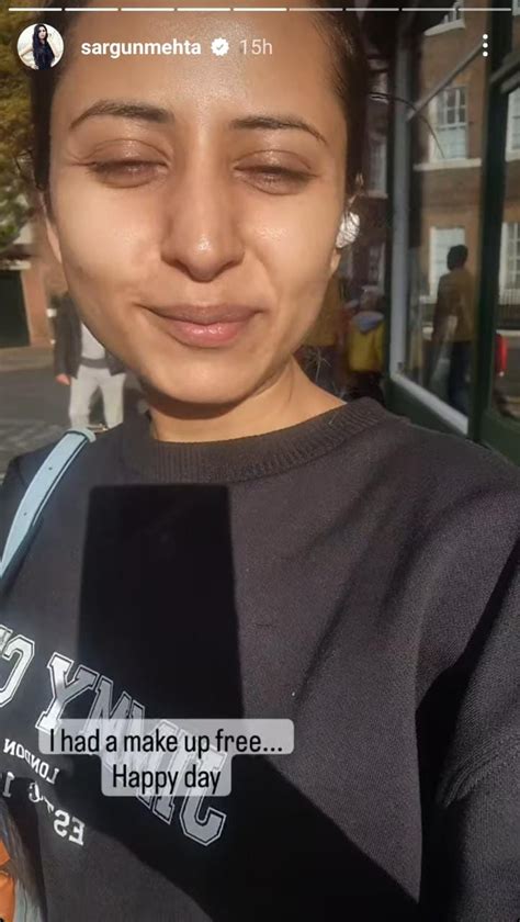 Punjabi Actress Sargun Mehta Shares Her Withouth Makeup Photo On Social