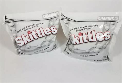 Skittles Pride Limited Edition 2 Bags 156 Oz 🌈 Candy Ships Fast Lgbtq Ebay