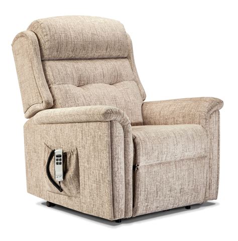 Roma Standard Fabric Electric Riser Recliner Sherborne Upholstery
