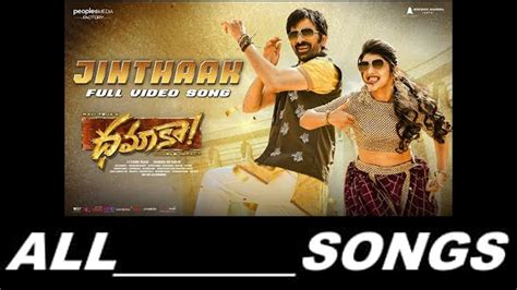 Jinthaak Audio Dhamaka Ravi Teja Sreeleela Bheems Ceciroleo