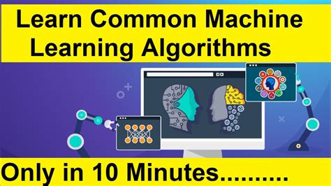 Common Machine Learning Algorithms Machine Learning Tutorials Ai Course Youtube