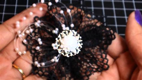 Handmade Lace Flowers Youtube