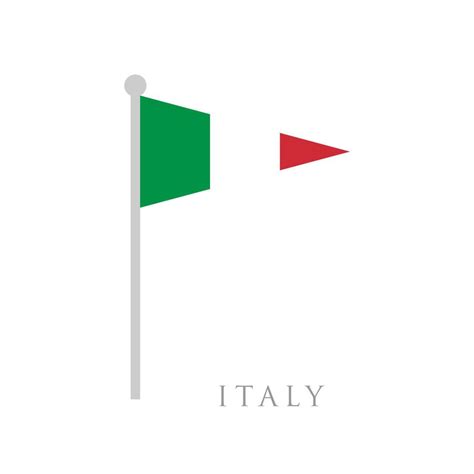 Italy Flag Flat Design Vector Illustration 9362045 Vector Art At Vecteezy