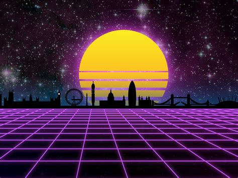 My First Attempt At Producing A Piece Of Vaporwave Synthwave Artwork