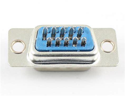 Vga 15 Pin Male Plug Socket Solder Type Connector Adapter Gnox
