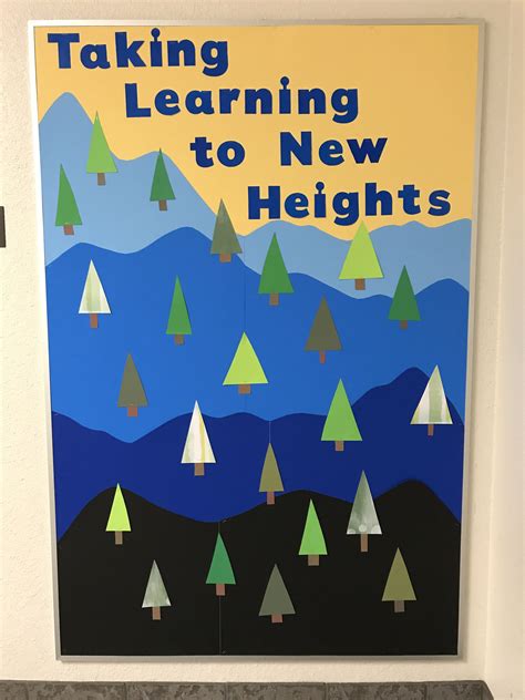 Taking Learning To New Heights Third Grade Back To School Mountain