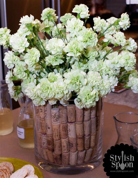 Diy Wine Cork Vase Filler Great Centerpiece For A Wine Tasting Party