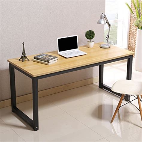 Modern Computer Desk 55″ Large Simple Style Pc Laptop Sturdy Table