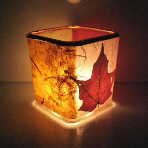 Autumn Maple Leaf Luminary By Paperplanet On Etsy