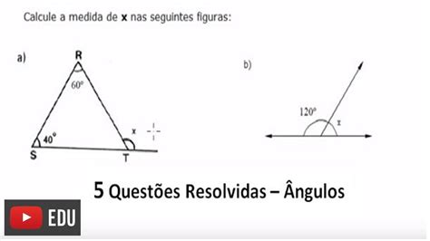 Atividades De Angulos Complementares E Suplementares 7 Ano