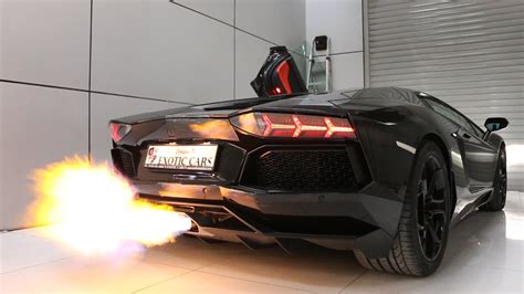 Lamborghini Aventador Capristo Exhaust Shooting Flames And Onboard