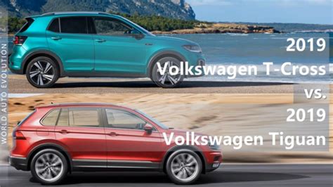 Volkswagen T Cross Vs Tiguan Technical Comparison Youtube