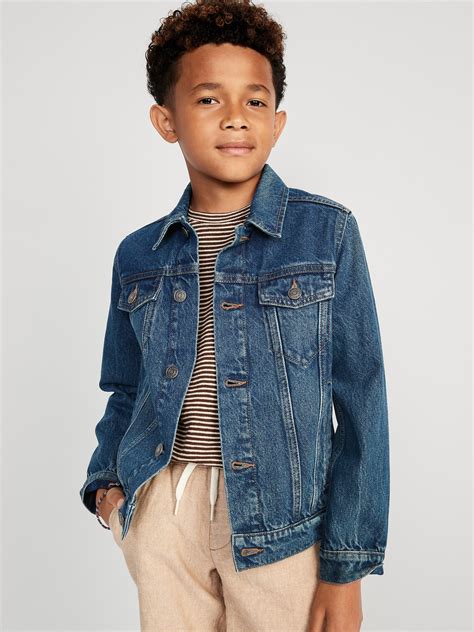 Gender-Neutral Cotton Non-Stretch Jean Jacket for Kids | Old Navy