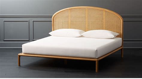 Red rose cane furniture provides the best cane bed. Bobila Cane Bed King + Reviews | CB2 | Cane bed, Small guest bedroom, Bed frame