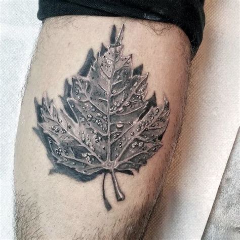 80 Maple Leaf Tattoo Designs For Men Canadian And