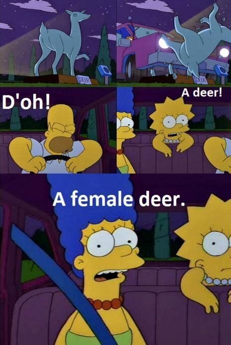 Pin By Faoni Pls On Deer Memes Simpsons Funny Simpsons Memes Funny