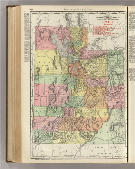 Utah David Rumsey Historical Map Collection