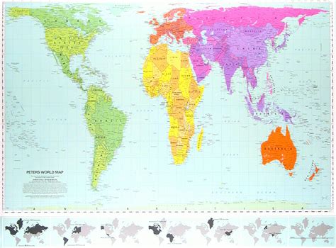 Accurately Proportioned World Map A Revolution In Geography World