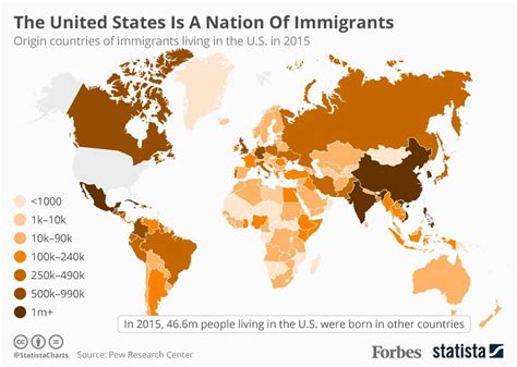 The United States Is A Nation Of Immigrants Infographic
