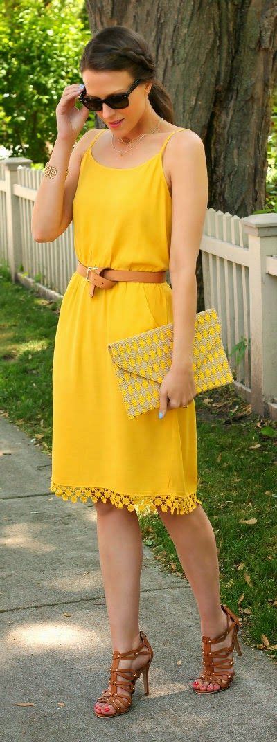 Zelihas Blog Adorable Yellow Summer Dress With Belt Yellow Dress