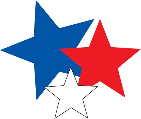 Red White And Blue Stars Clipart Clipartix