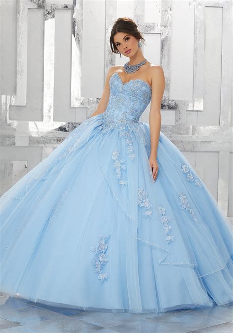 Are you a princess bride? Crystal Beaded, Embroidered Lace Appliqués on a Princess ...