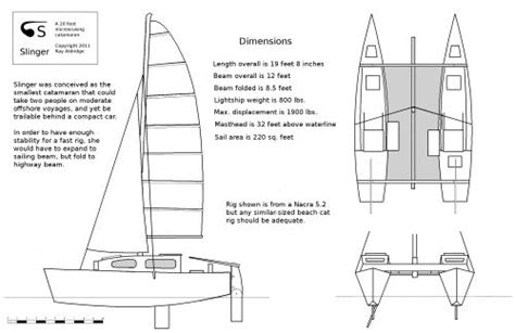 A 20 Foot Cruising Catamaran Page 2 Boat Plans Catamaran Sailboat