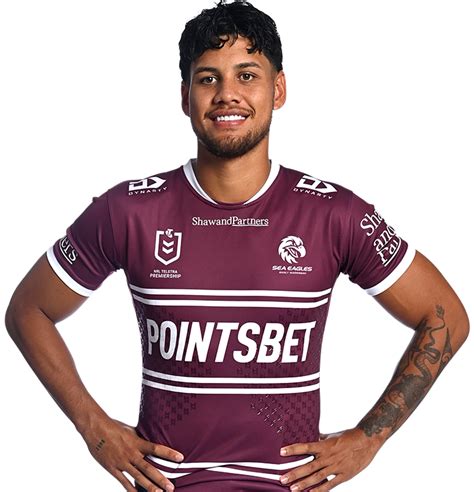 Official Nrl Profile Of Jaxson Paulo For Manly Warringah Sea Eagles